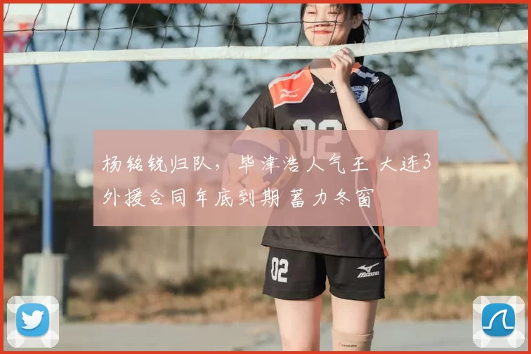 杨铭锐归队，毕津浩人气王 大连3外援合同年底到期 蓄力冬窗